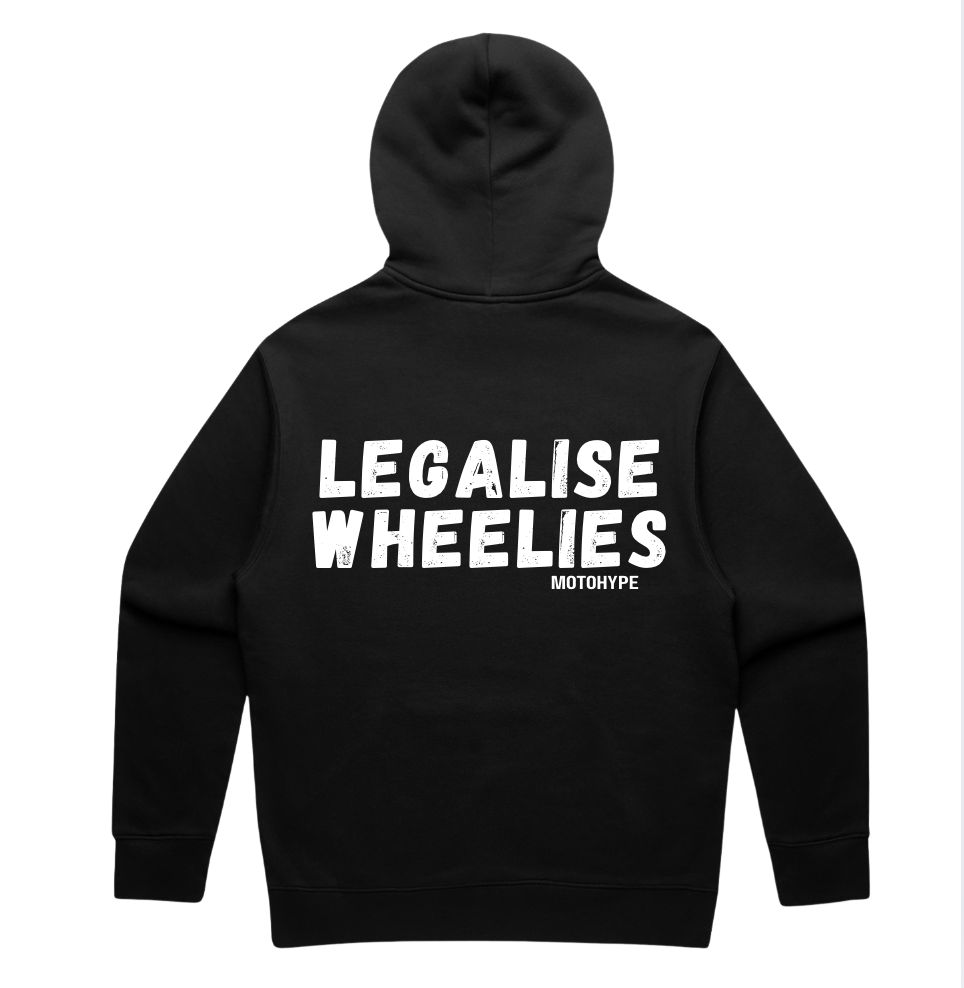 Legalise Wheelies Hoodie